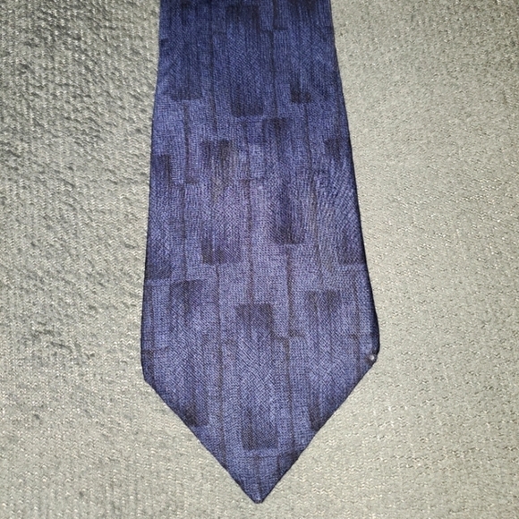 Blue Patterned Tie New - Picture 1 of 6